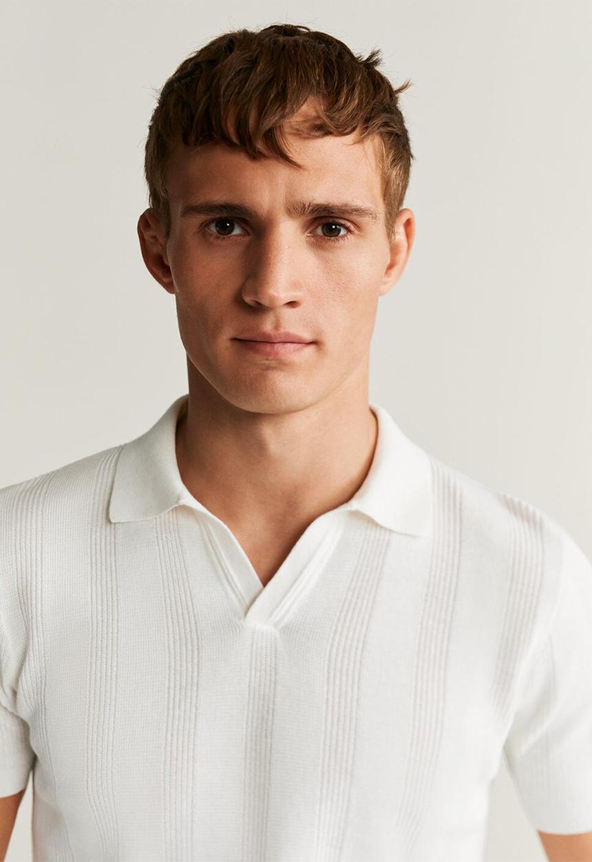 MANGO - Bob polo shirt - natural