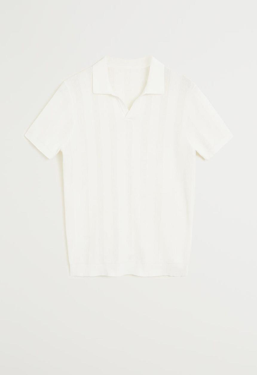 MANGO - Bob polo shirt - natural