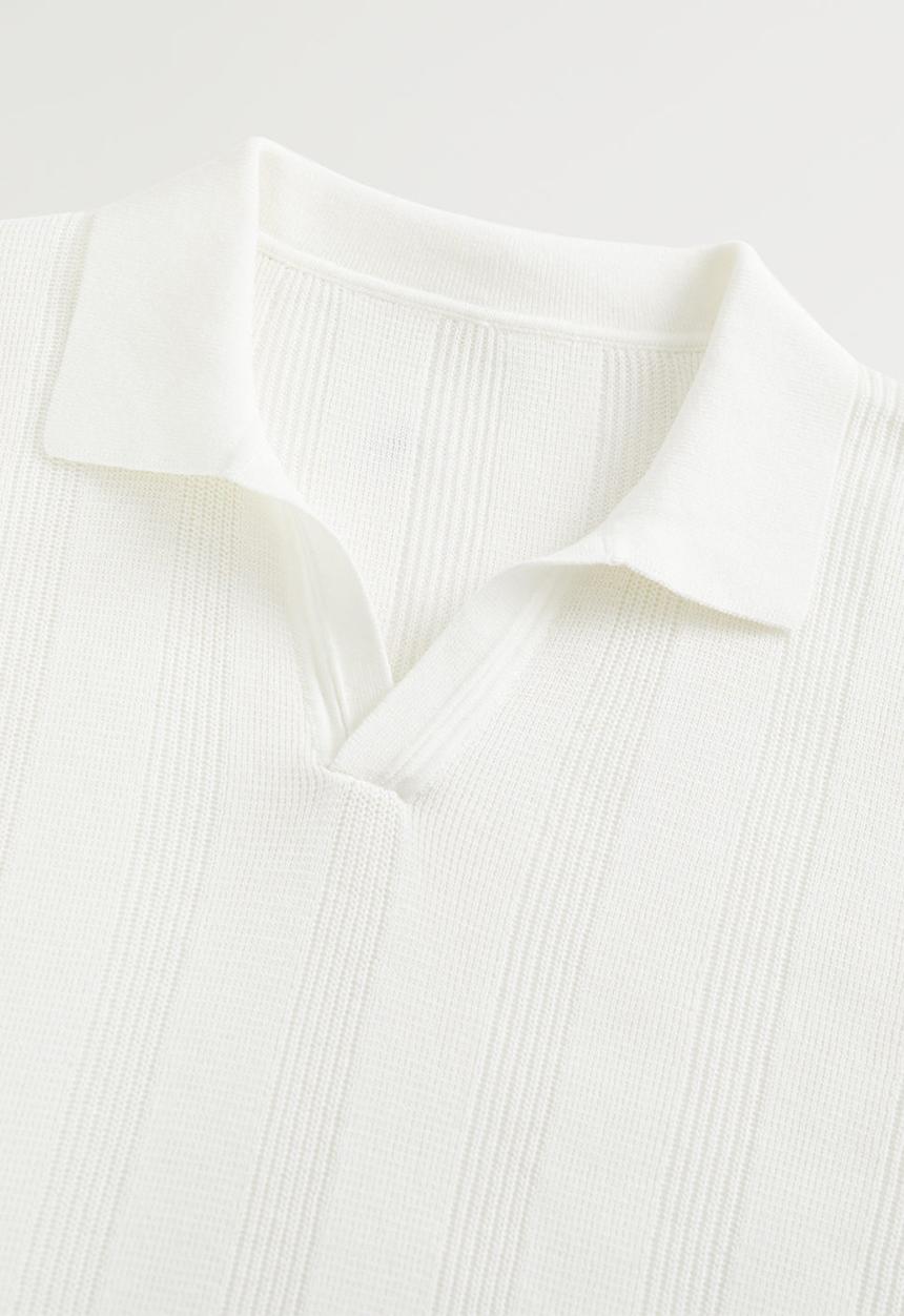 MANGO - Bob polo shirt - natural