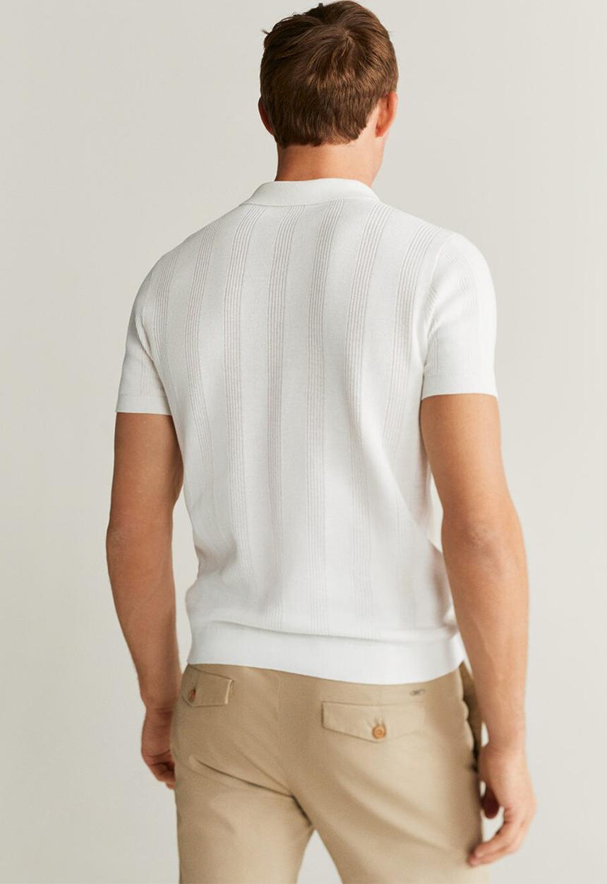 MANGO - Bob polo shirt - natural