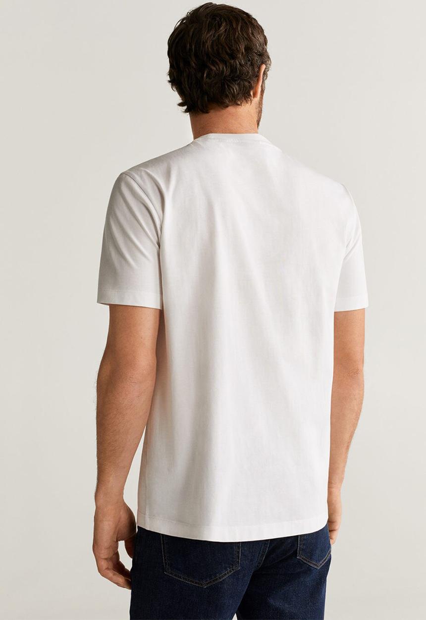 MANGO - Tesco T-shirt - white