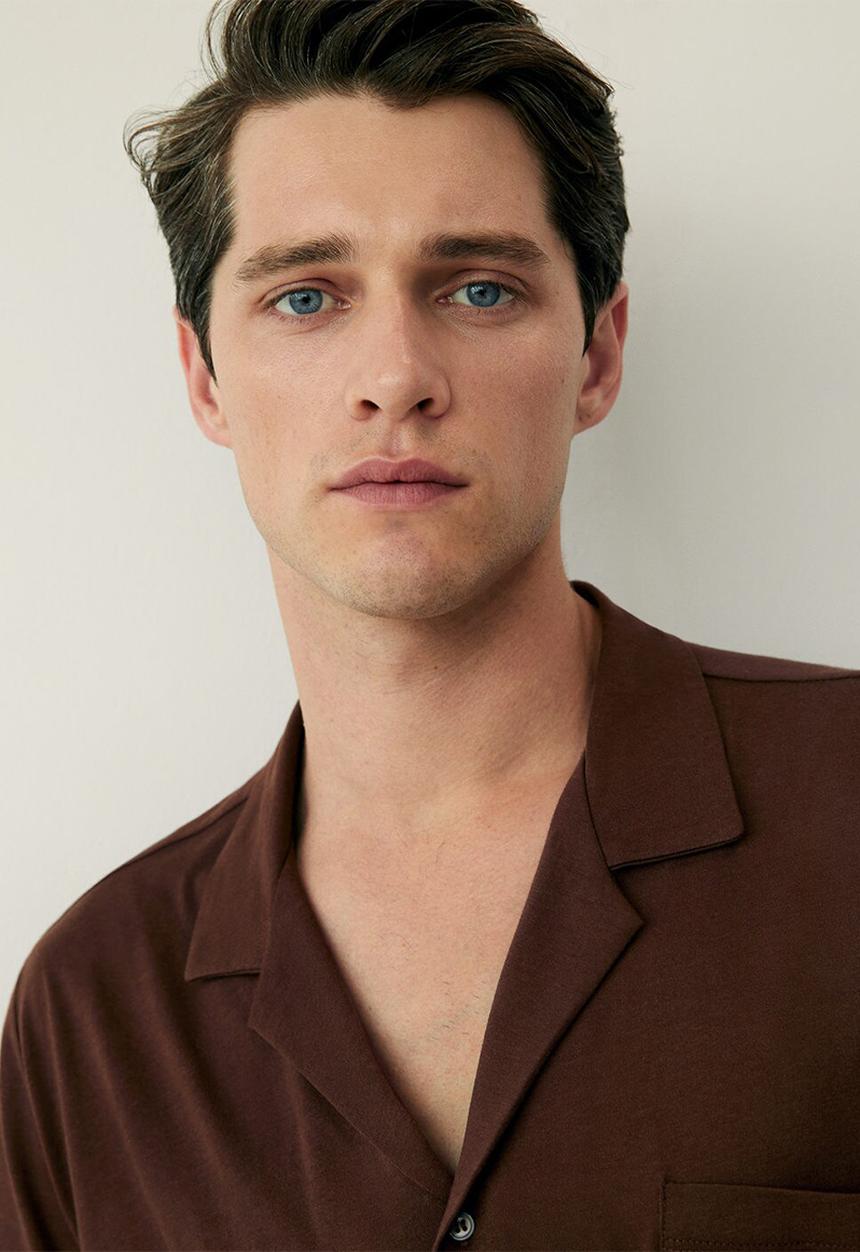 MANGO - Bonheur shirt - brown
