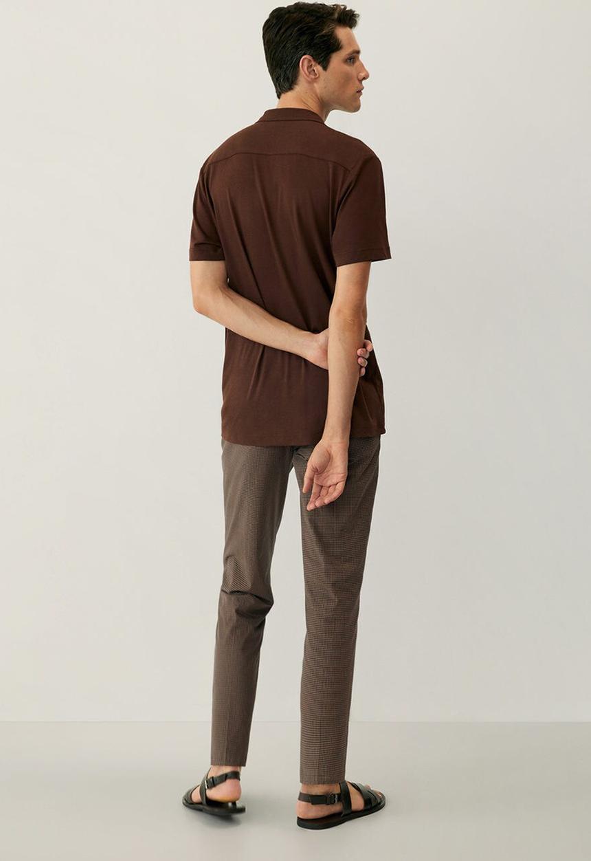 MANGO - Bonheur shirt - brown