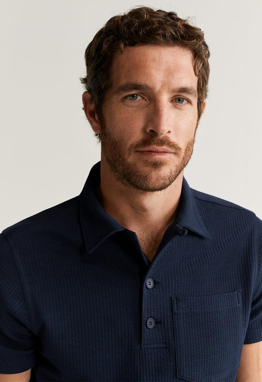 MANGO - Lore polo shirt - navy