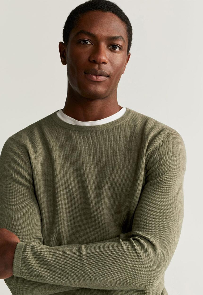 MANGO - Avena sweater - green