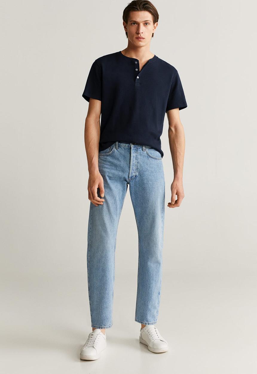 MANGO - Julian T-shirt - navy