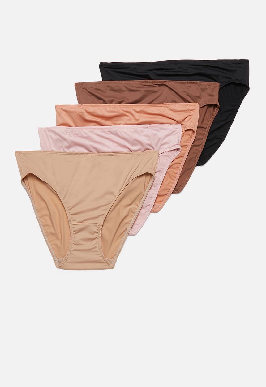 Playtex - 5 Pack cotton bikini - multi