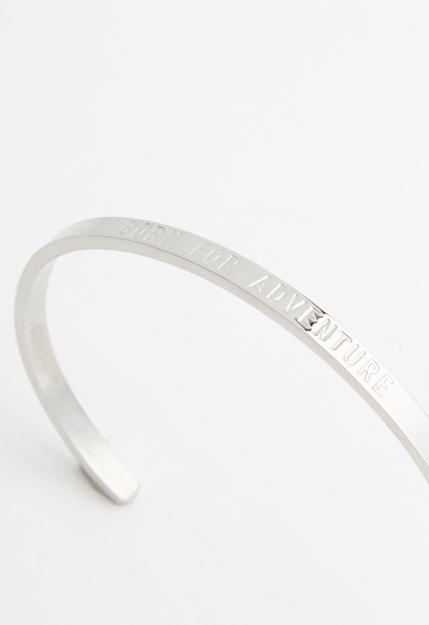 Kapten & Son - Born for adventure bangle - silver