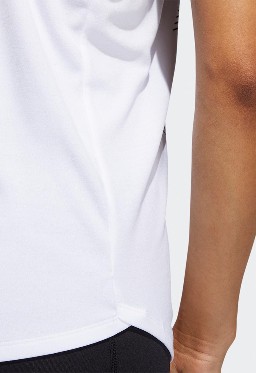adidas Performance - Boss logo tank top - white