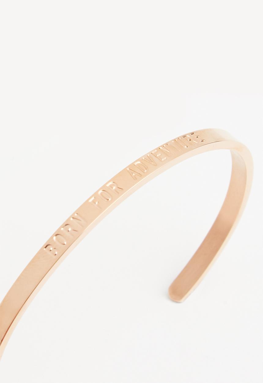 Kapten & Son - Born for adventure bangle - rose gold