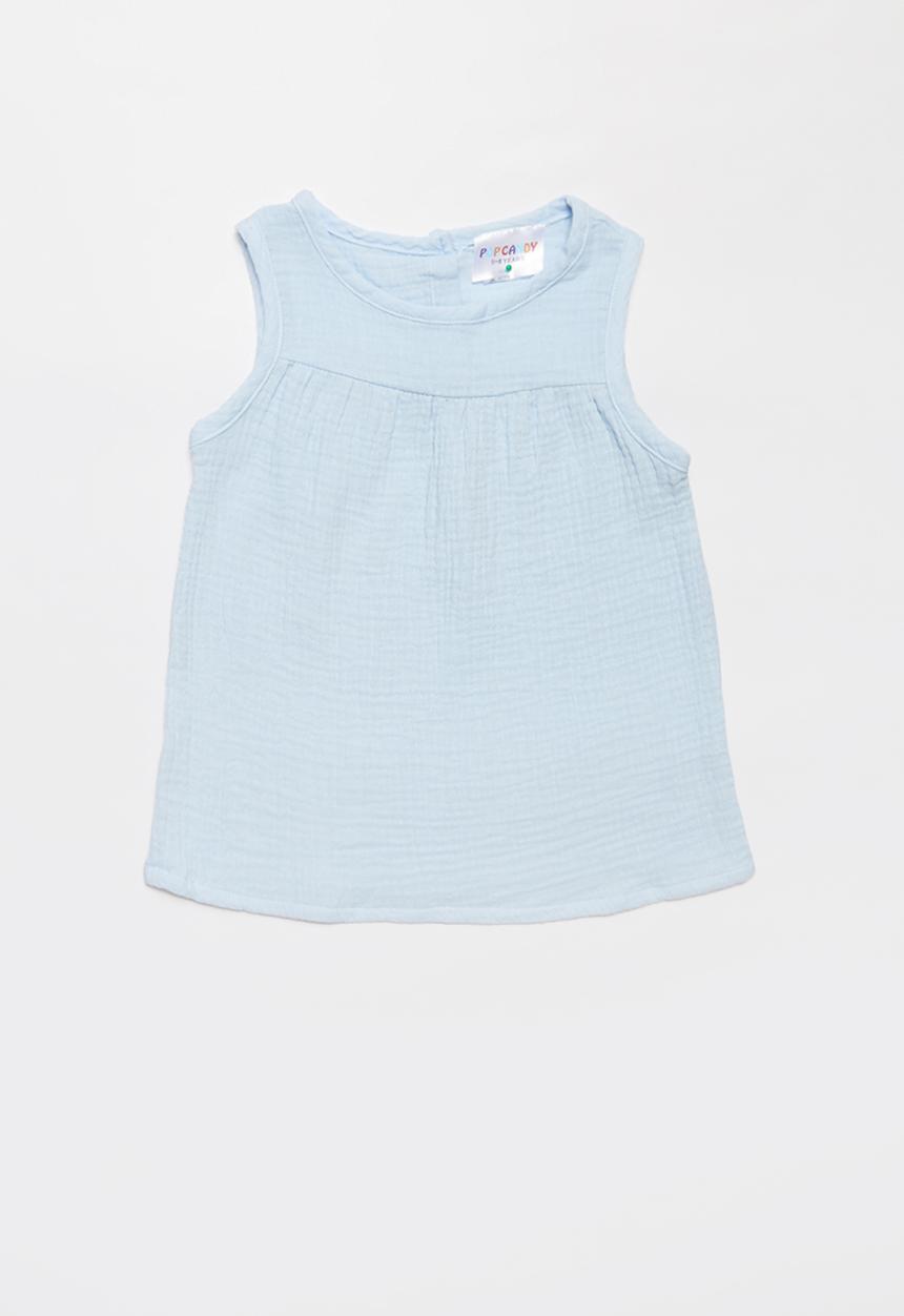 Pop Candy - Girls sleeveless top - blue