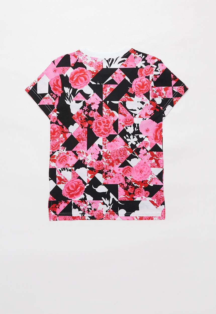 Nike - Girls Nike sportswear tee iconclash aop dptl - multi