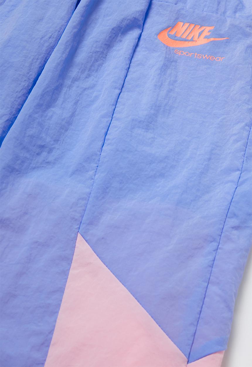 Nike - Girls Nike sportswear heritage woven pant - blue & pink 