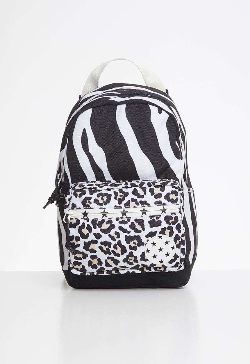 Converse - Go lo archive prints backpack - zebra leopard & stars