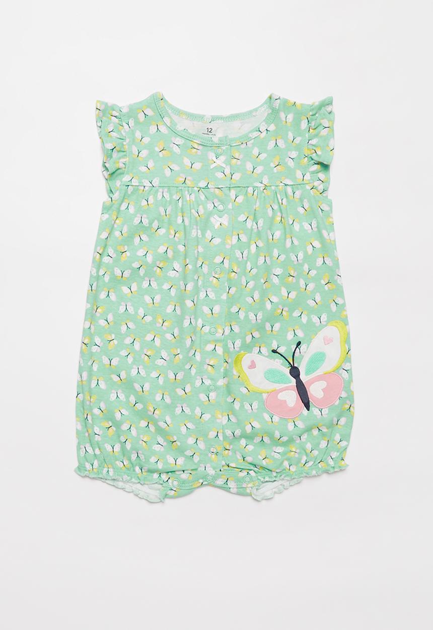 Pop Candy - Girls butterfly playsuit - multi
