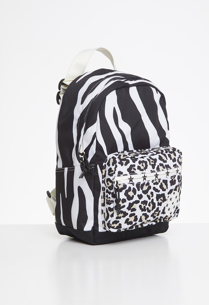 Converse - Go lo archive prints backpack - zebra leopard & stars