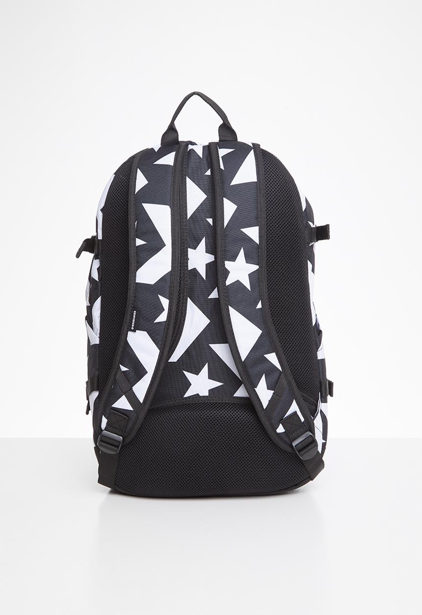 Converse - Converse straight edge backpack - black & white