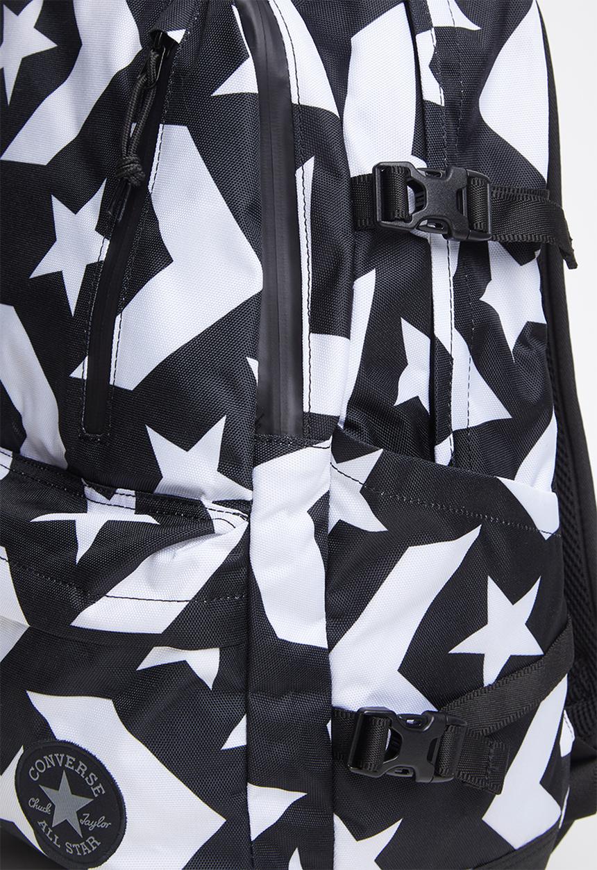 Converse - Converse straight edge backpack - black & white