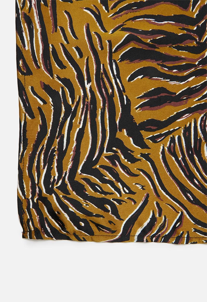 Superbalist - Animal print neckerchief - black & tan