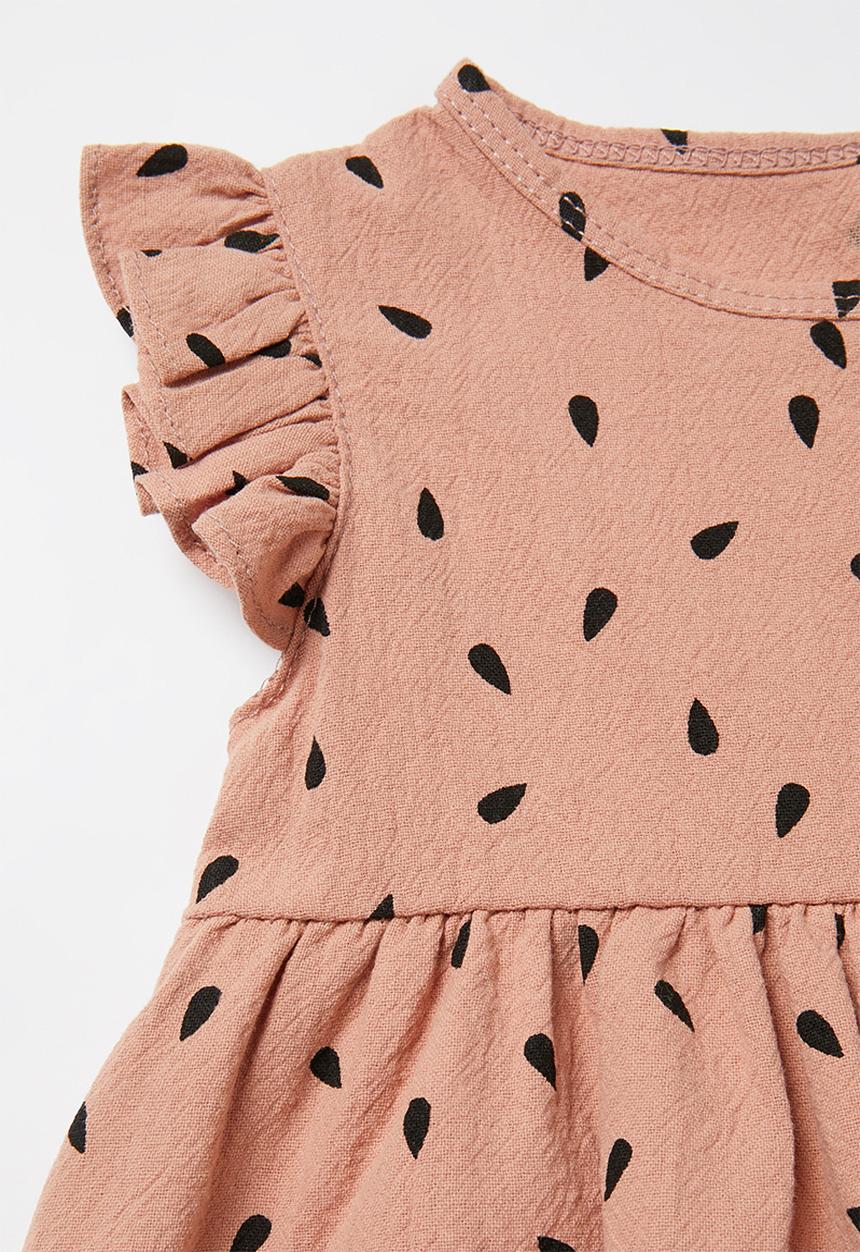 Pop Candy - Girls dress & shorts set - pink & black