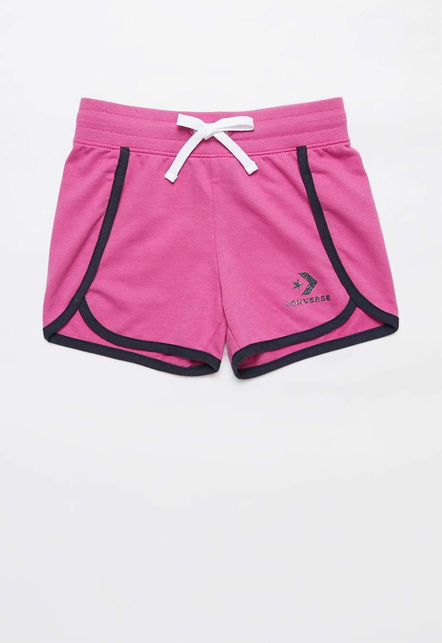 Converse - Converse start chevron shorts - pink & black