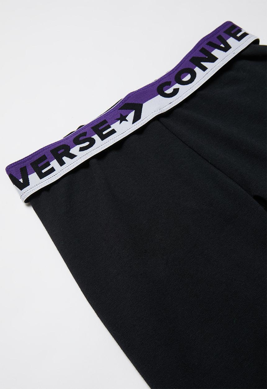 Converse - Converse wordmark knit leggings - black