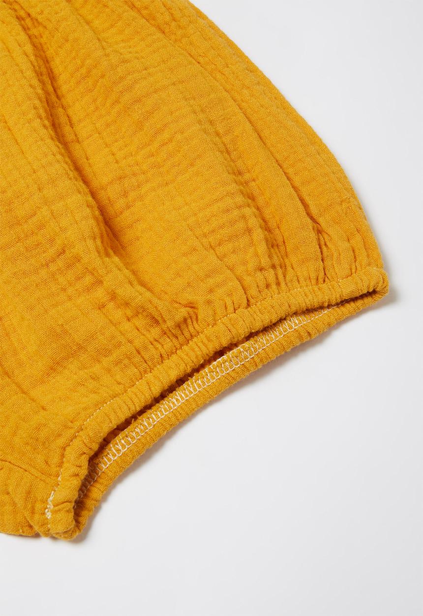 Pop Candy - Girls elastic waist shorts - yellow