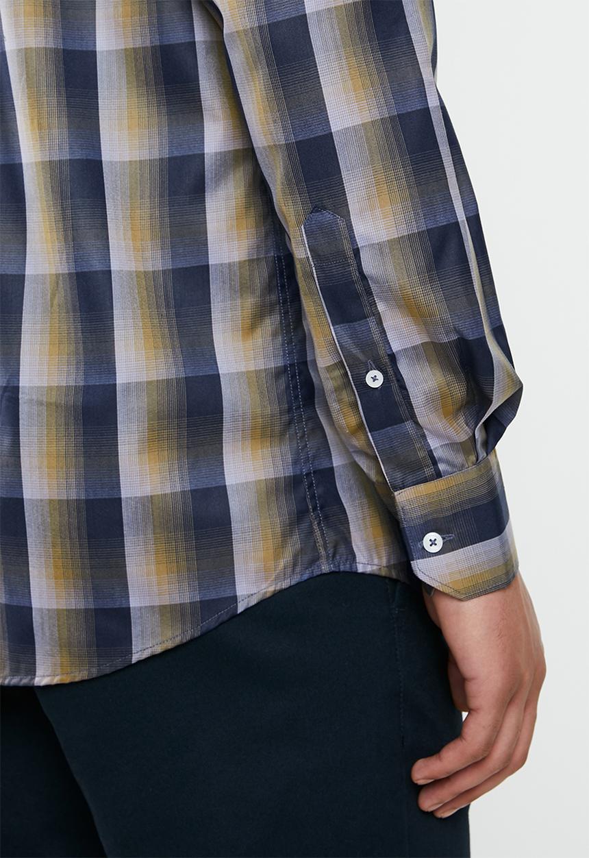 Ben Sherman - Check ls shirt - navy