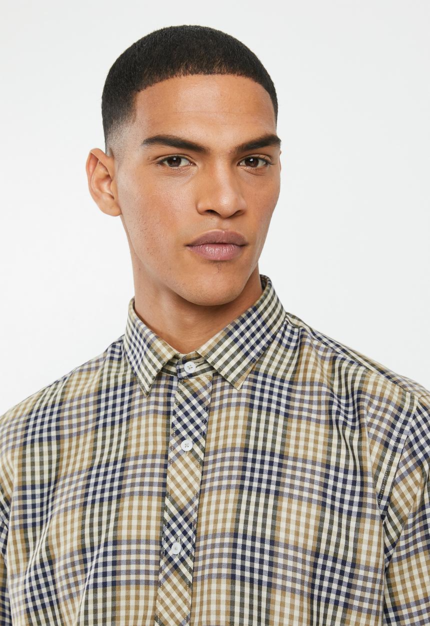 Ben Sherman - Check long sleeve shirt - yellow