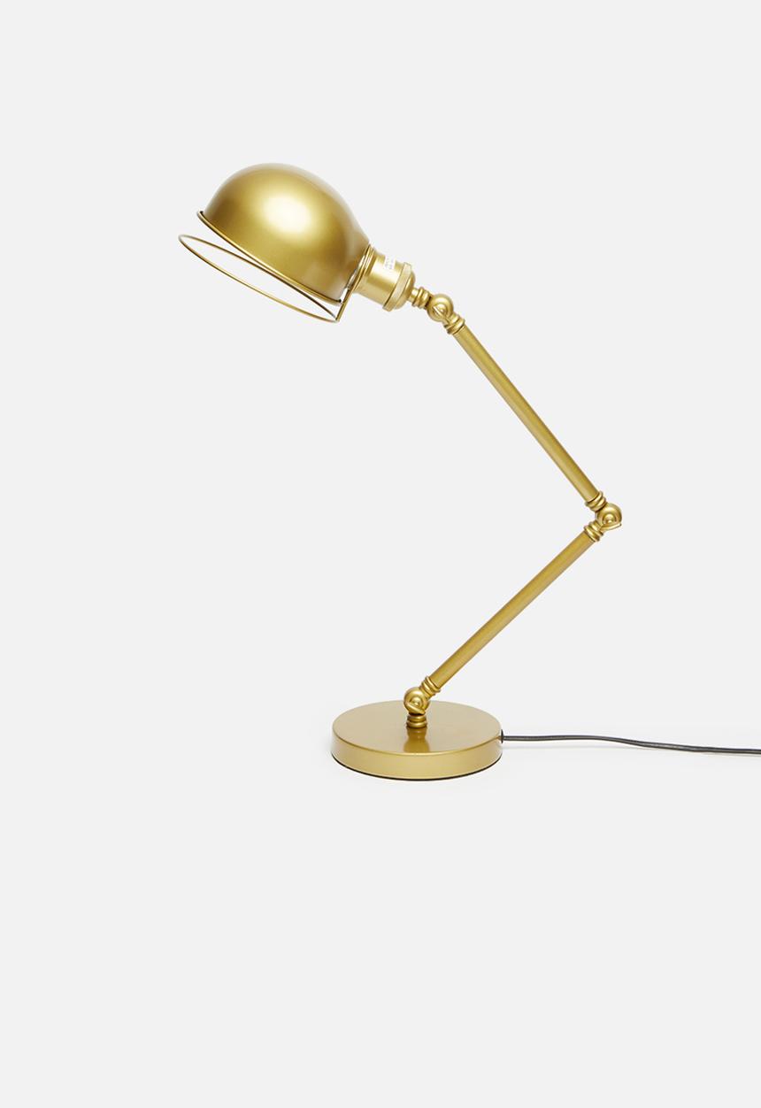 Sixth Floor - Writers desk lamp - brass