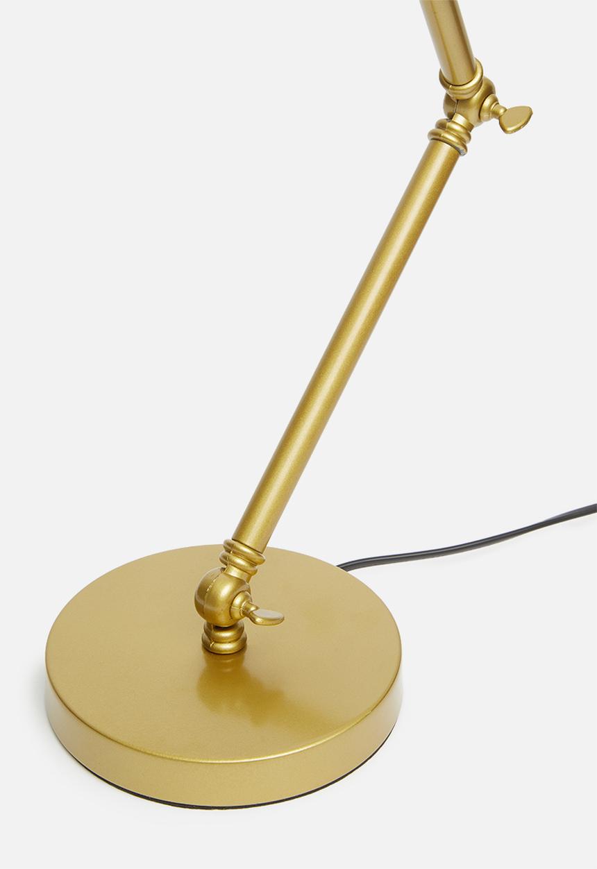 Sixth Floor - Writers desk lamp - brass