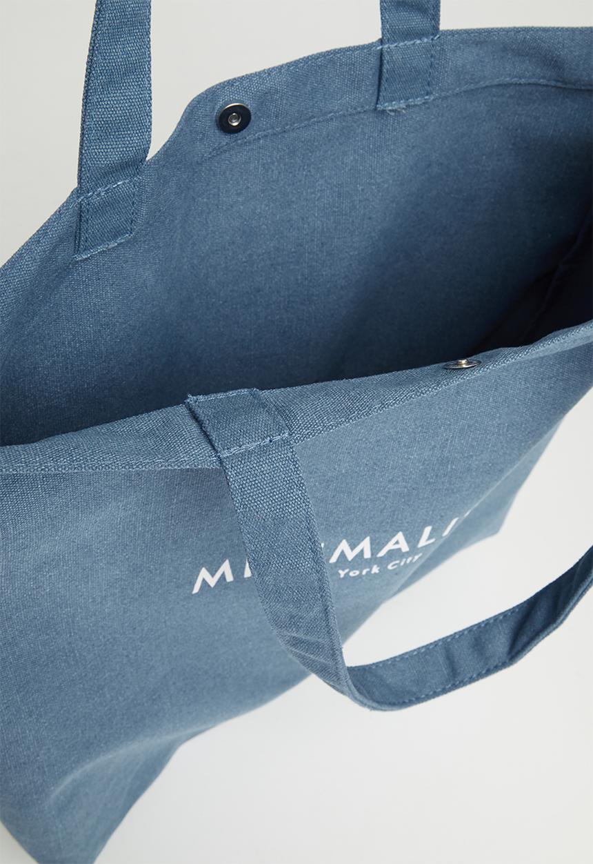 Rubi - Minimalist washed tote - blue