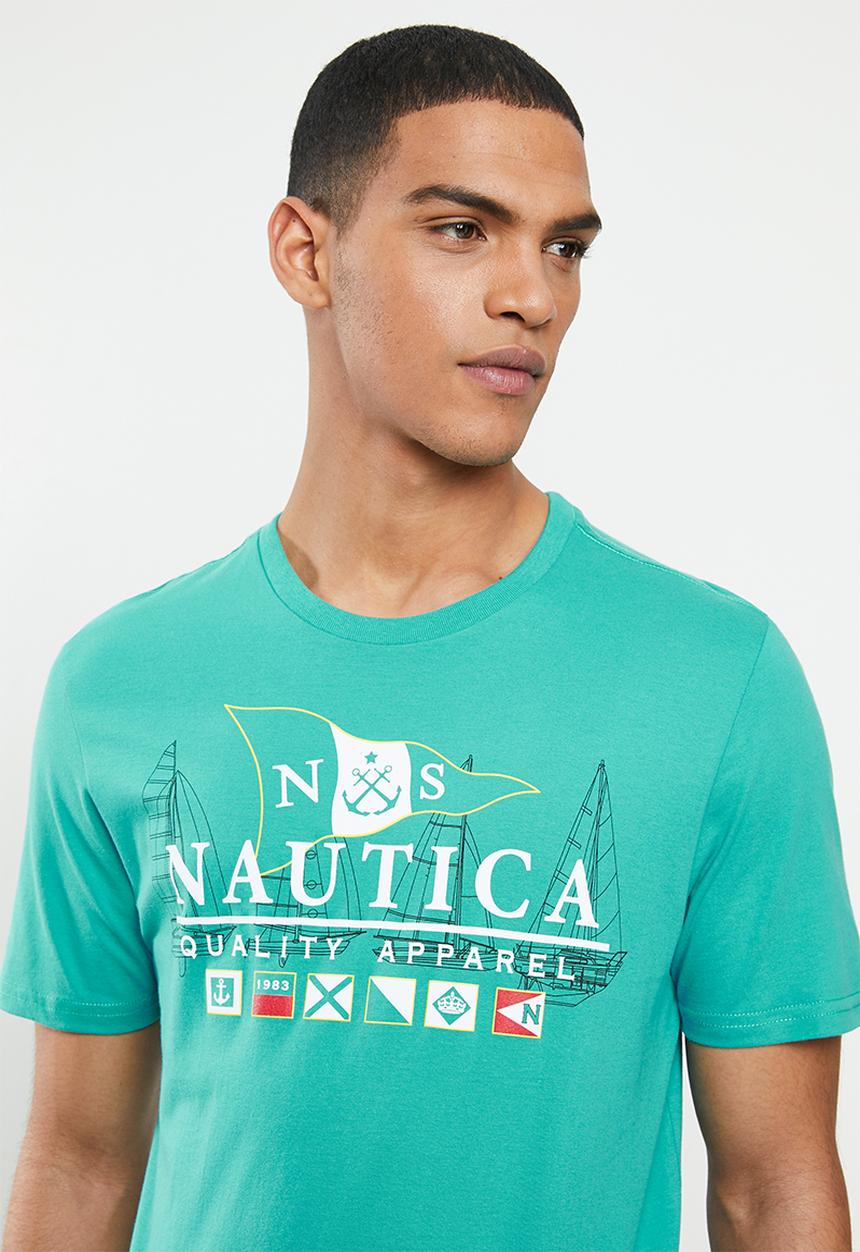 Nautica - Quality apparel tee - parasail green