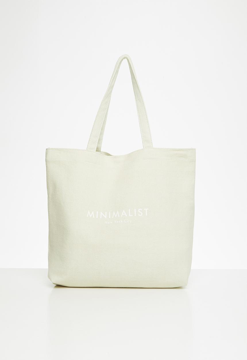 Rubi - Minimalist washed tote - cream