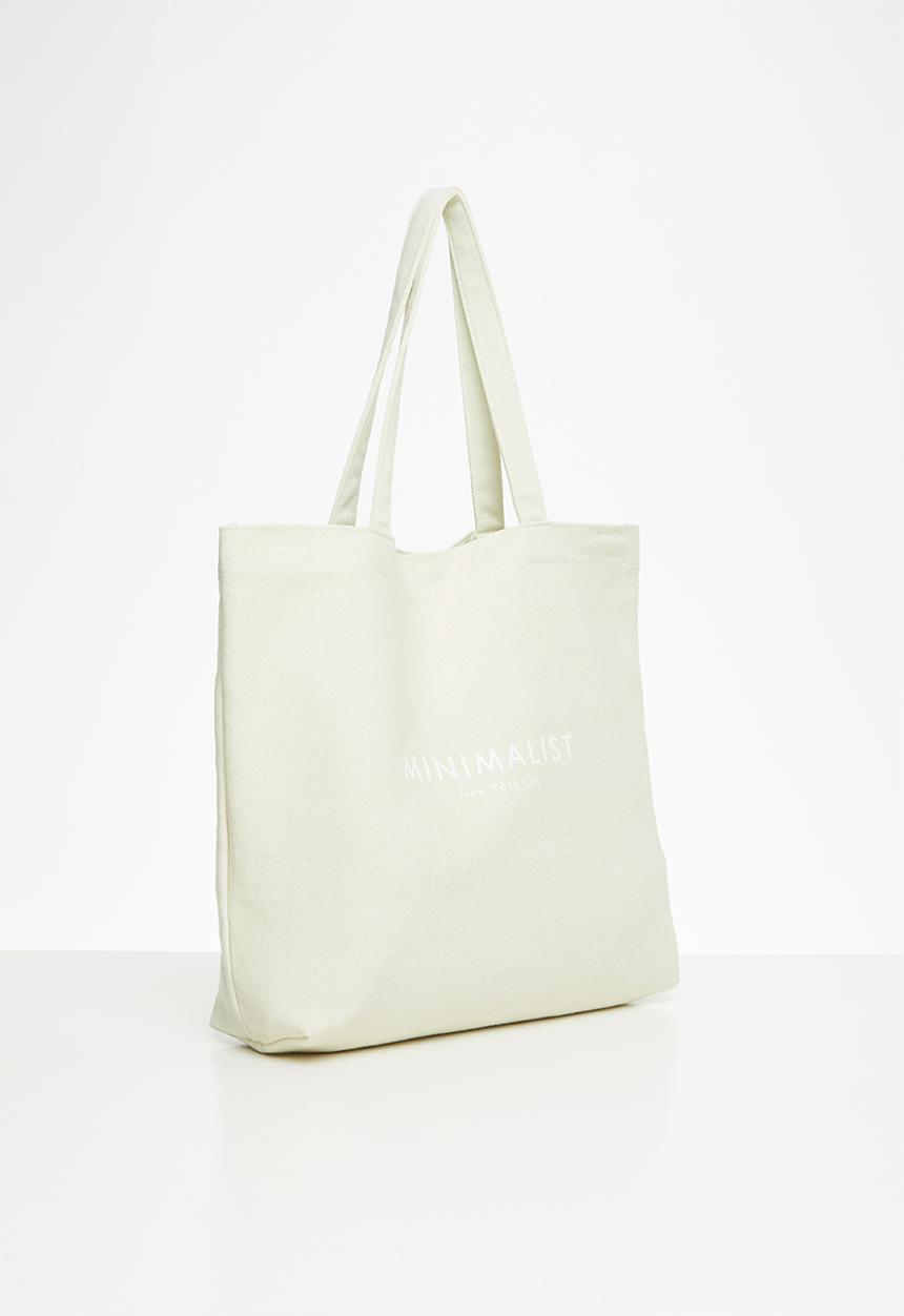 Rubi - Minimalist washed tote - cream