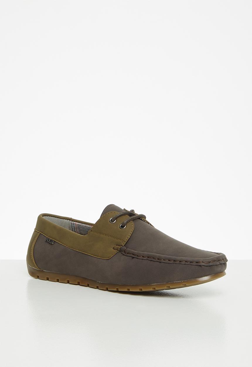 POLO - Mens James boat shoe - khaki