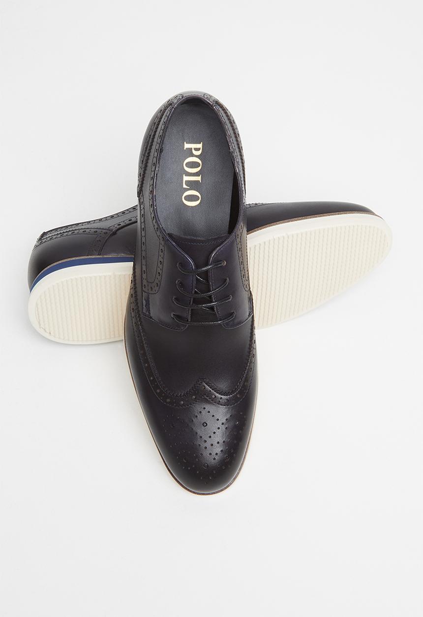 POLO - Mens Gibson wedge wing cap - navy