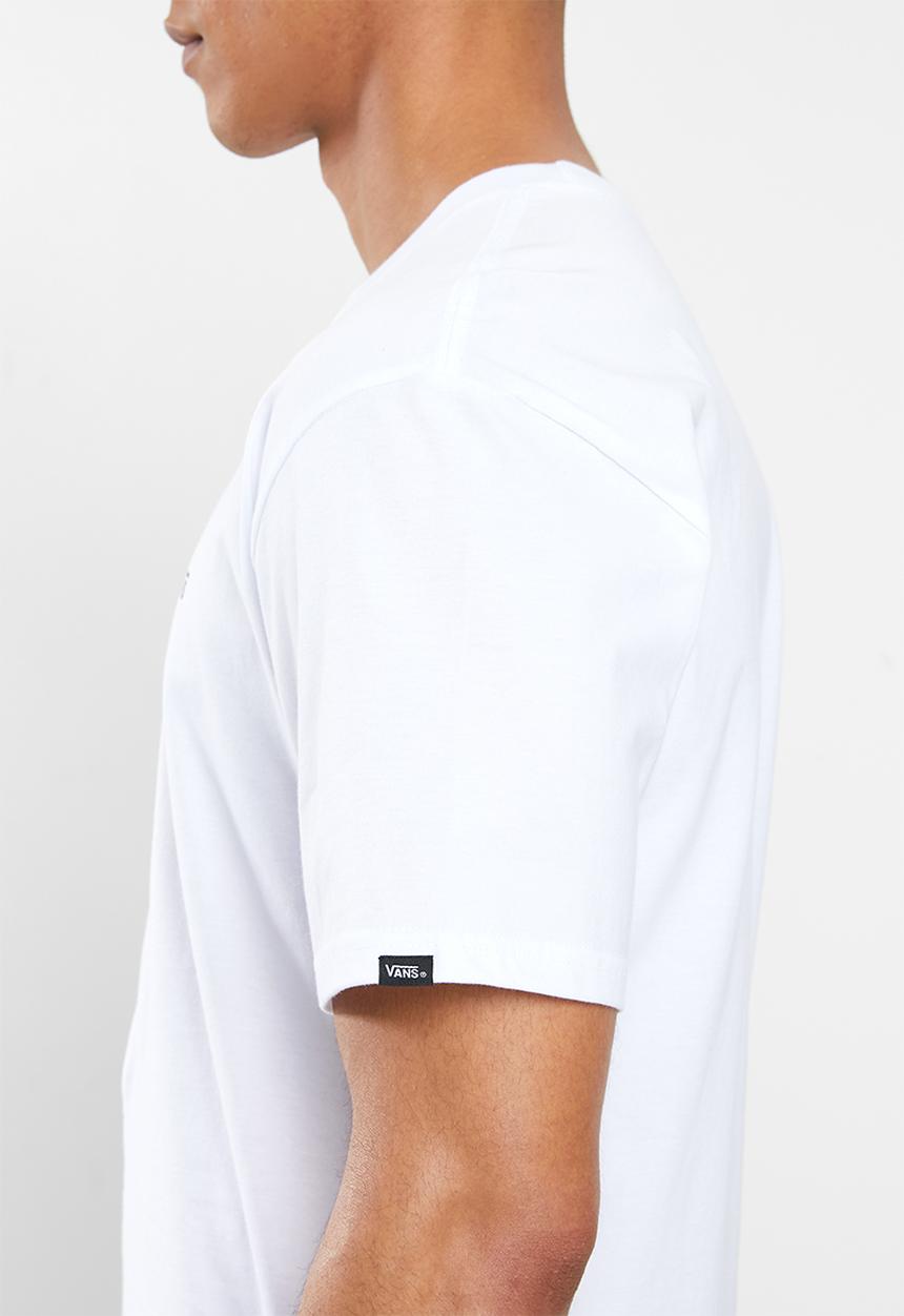 Vans - Left chest logo tee - white