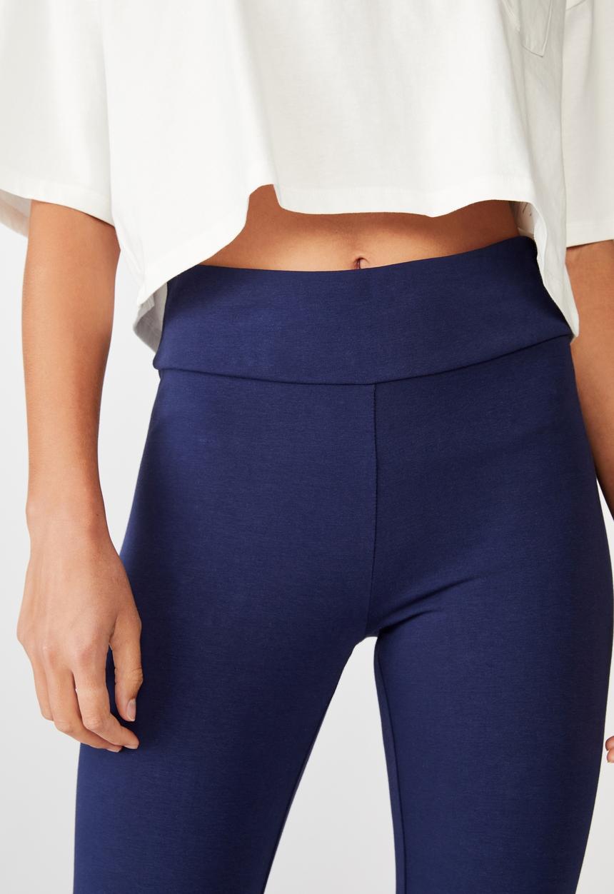 Cotton On - 3/4 high waisted Dylan legging - blue