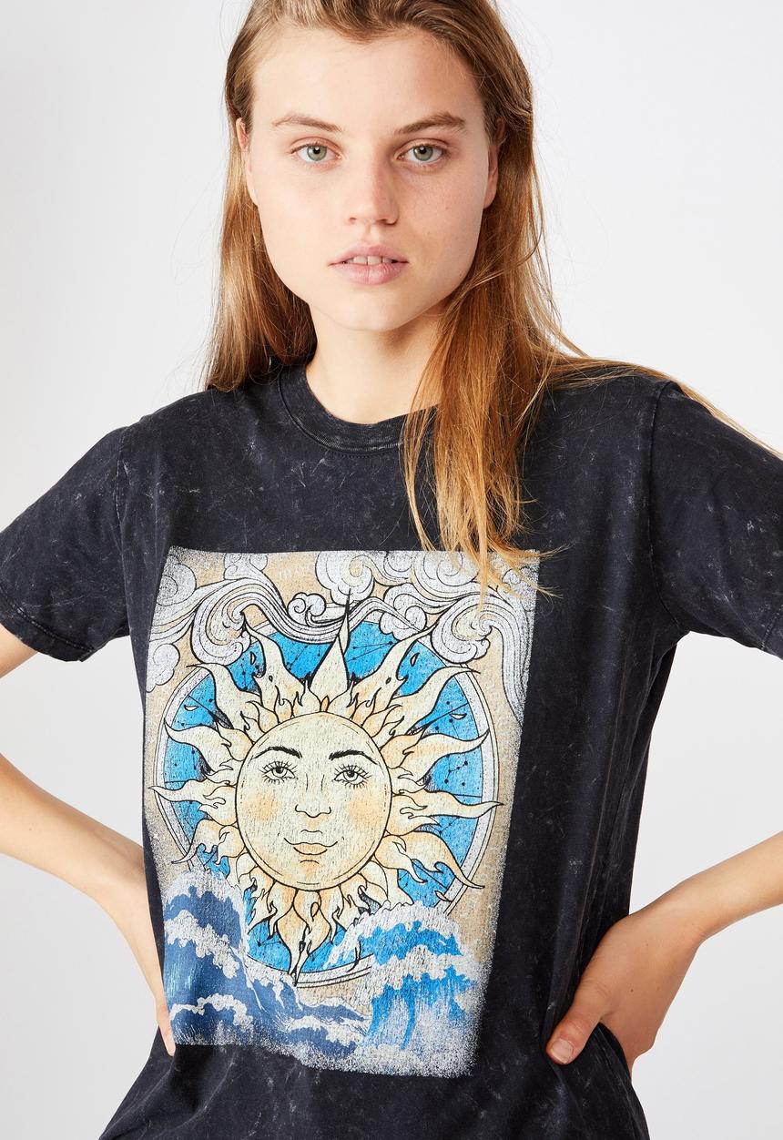 Cotton On - Classic arts T-shirt - black