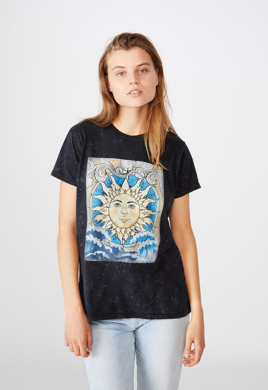 Cotton On - Classic arts T-shirt - black