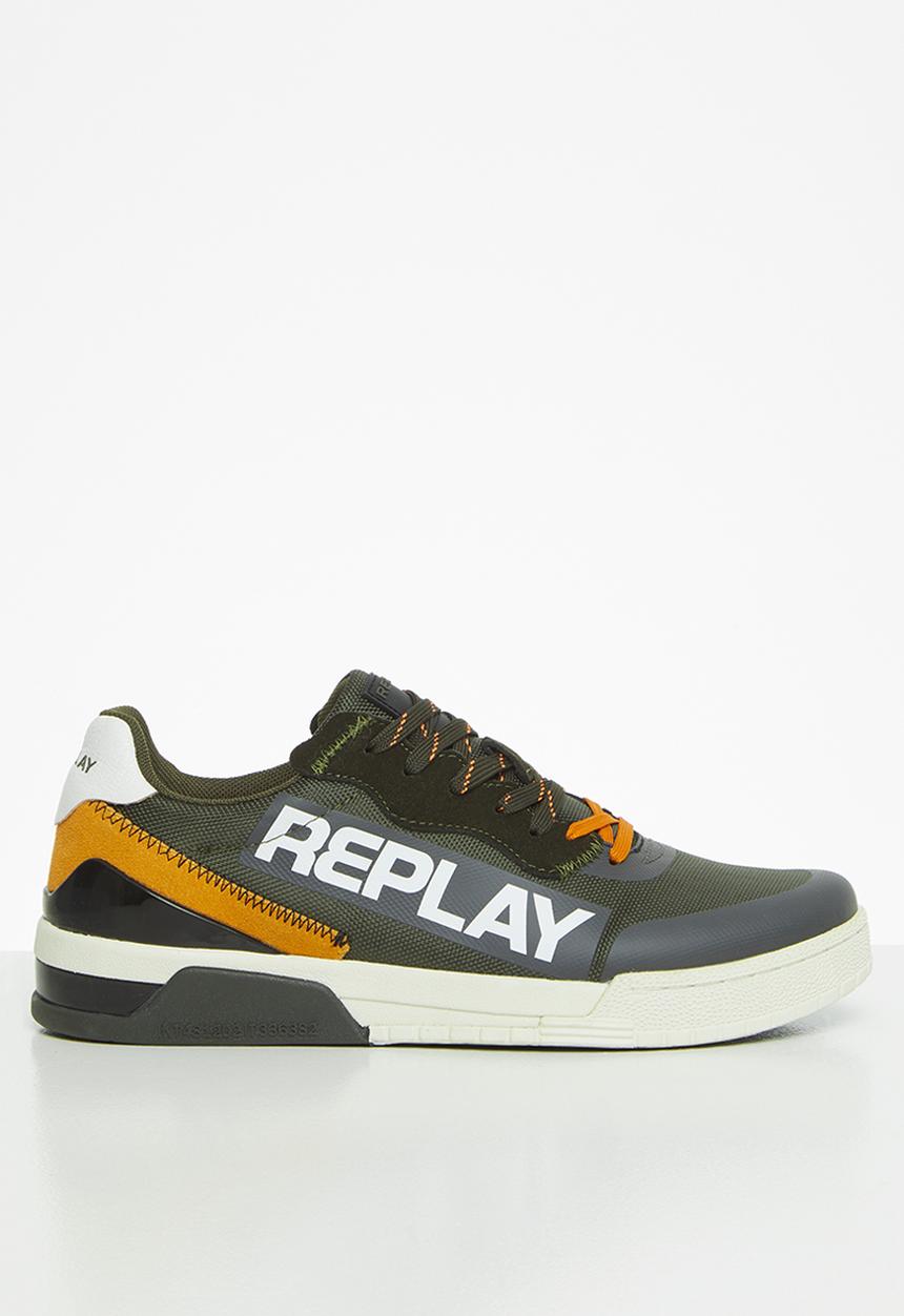 Replay - Astro blossom - army green