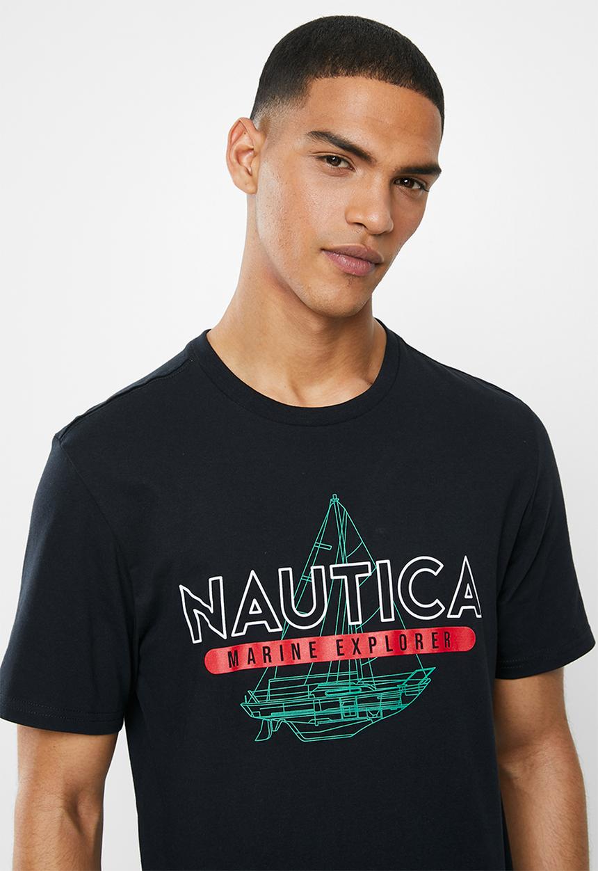Nautica - Marine explorer tee - black
