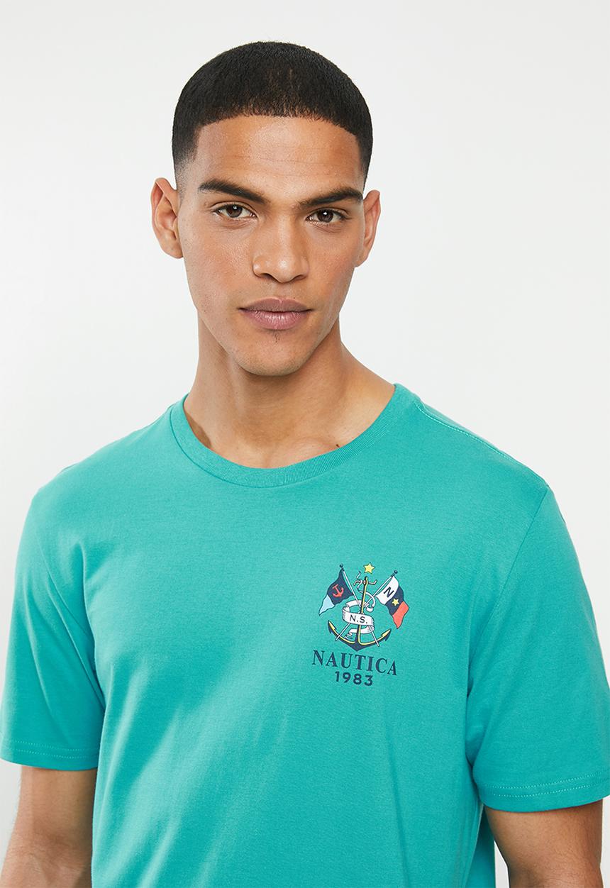 Nautica - Sailing club tee - green