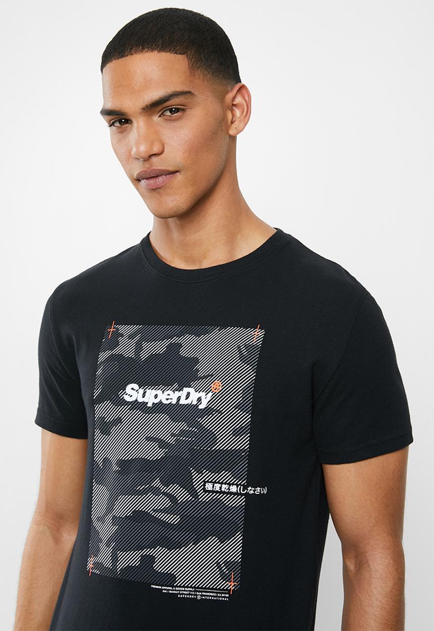 Superdry. - Chromatic tee - black