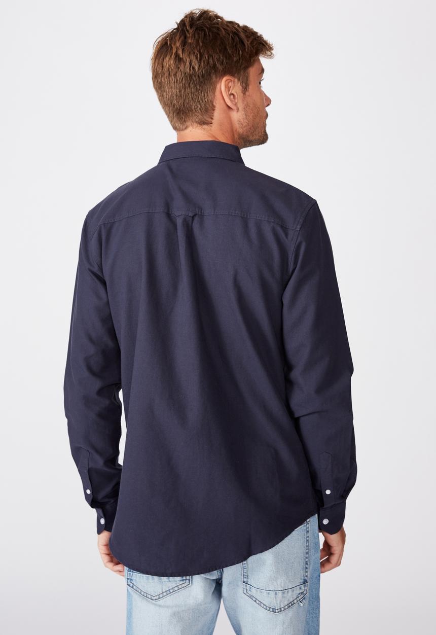 Cotton On - Brunswick shirt 3 - navy  oxford