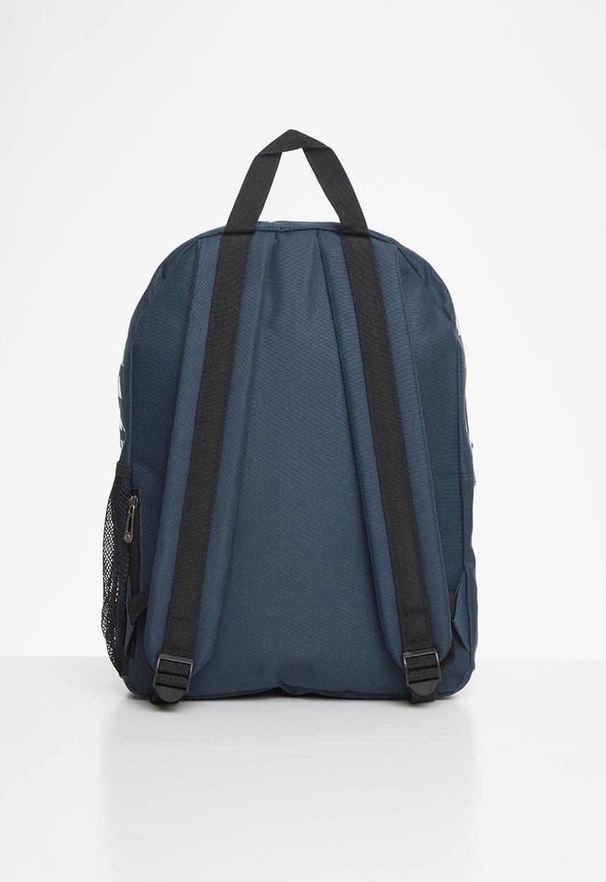 KAPPA - Backpack with  omini logo banda print key ring - navy