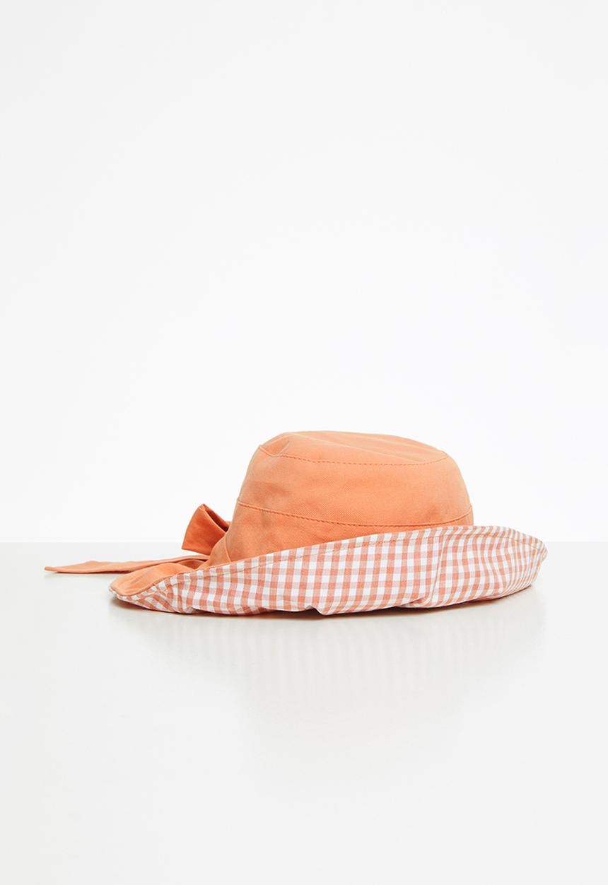 Pop Candy - Girls bow hat - orange