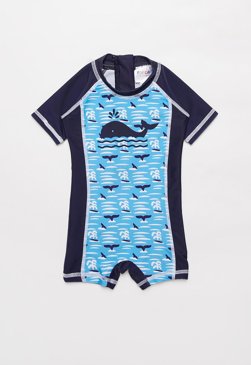 Pop Candy - Baby boys printed swimsuit - blue