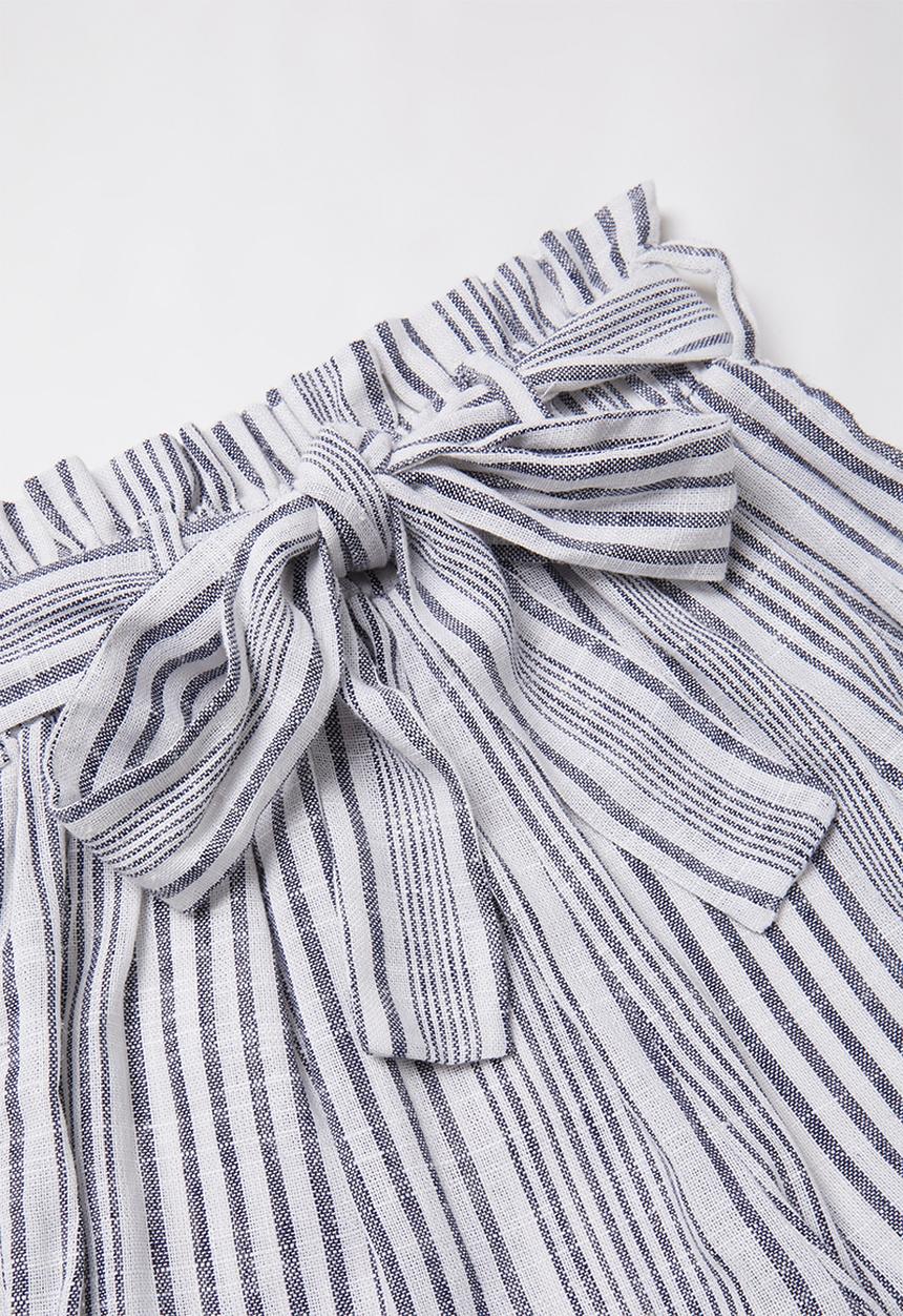 Superbalist - Paperbag waist culotte - black & white 
